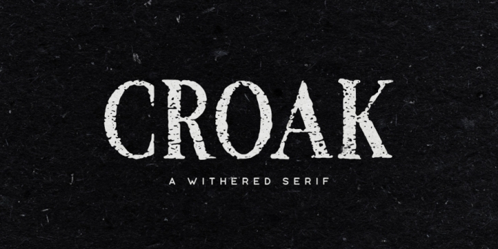 Croak Font Download