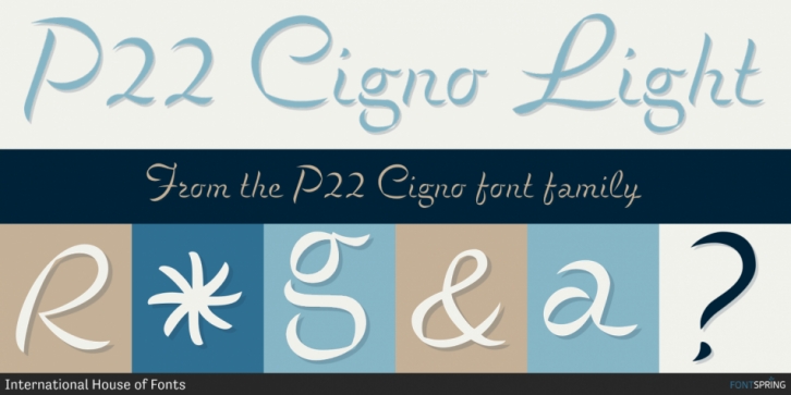 P22 Cigno Font Download