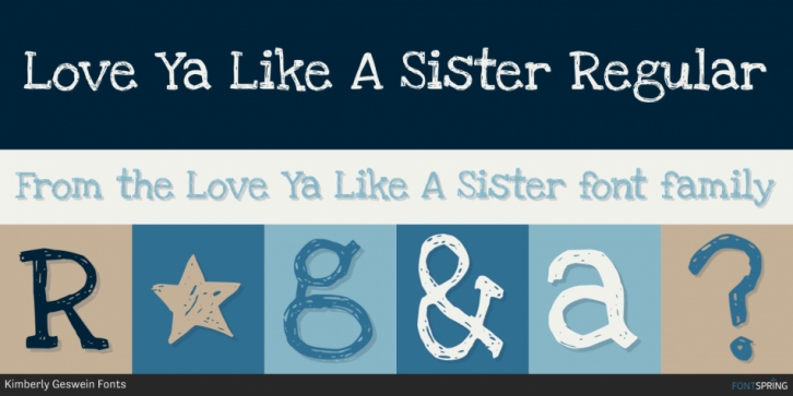 Love Ya Like A Sister Font Download