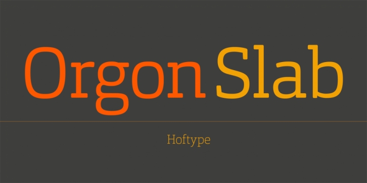 Orgon Slab Font Download