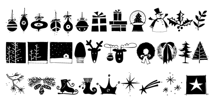 Yuletide Doodles Font Download