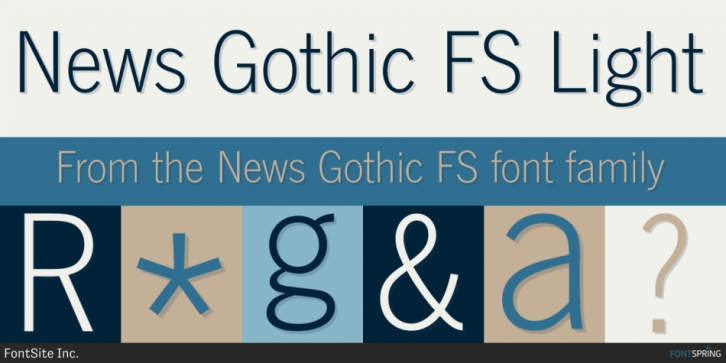 News Gothic FS Font Download