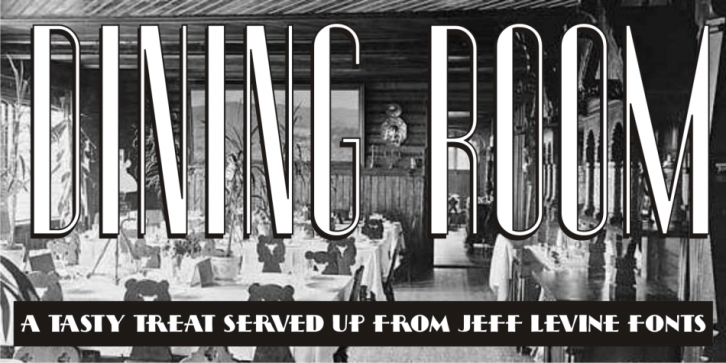 Dining Room JNL Font Download