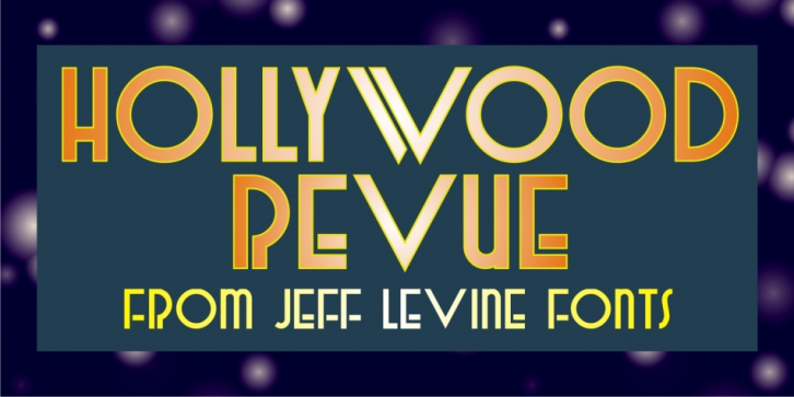 Hollywood Revue JNL Font Download