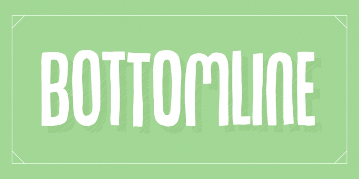 Bottomline Font Download