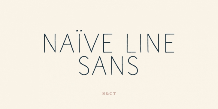 Naive Line Sans Font Download
