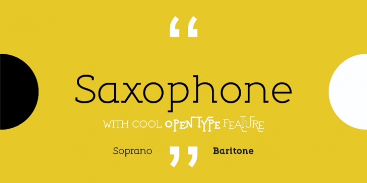 Saxophone Font Download