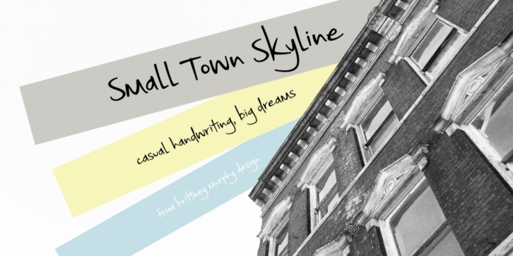 Small Town Skyline Font Download