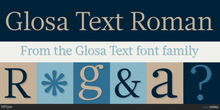 Glosa Text Font Download