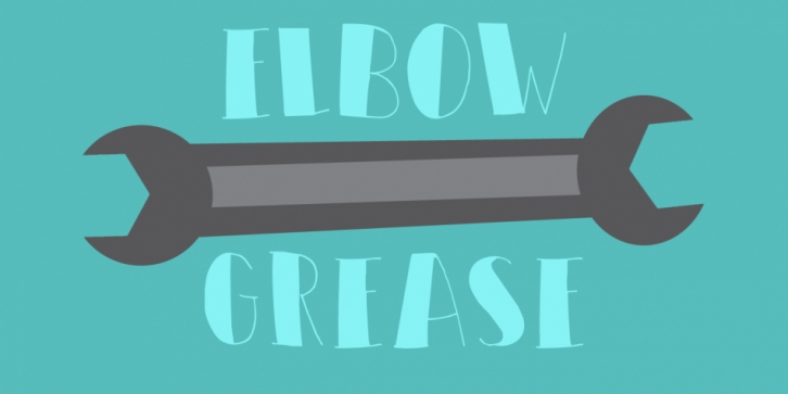 Elbow Grease Font Download