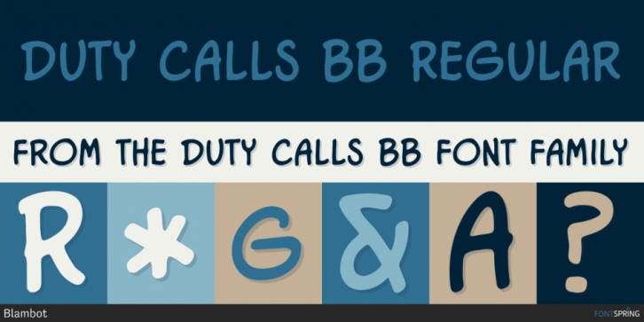 Duty Calls BB Font Download