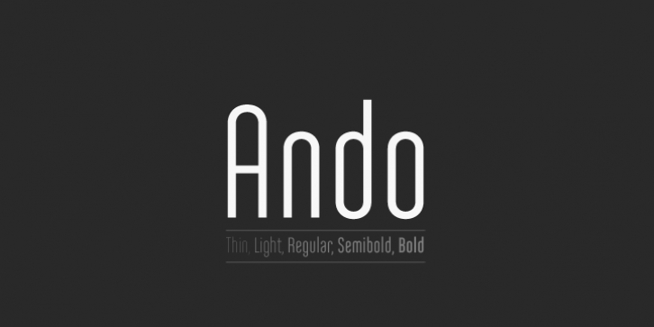 Ando Font Download