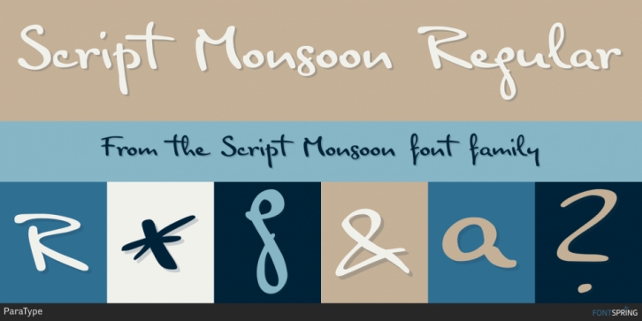 Script Monsoon Font Download