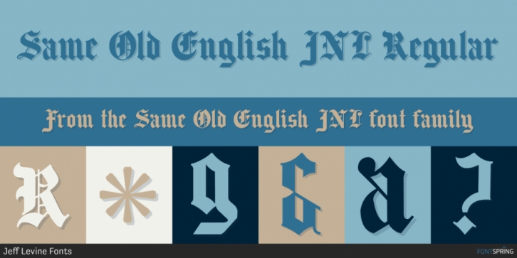 Same Old English JNL Font Download