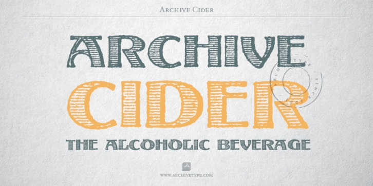 Archive Cider Font Download