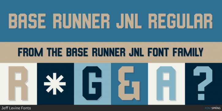 Base Runner JNL Font Download
