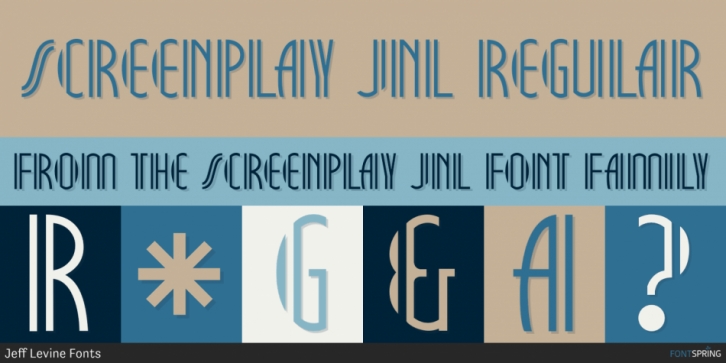 Screenplay JNL Font Download