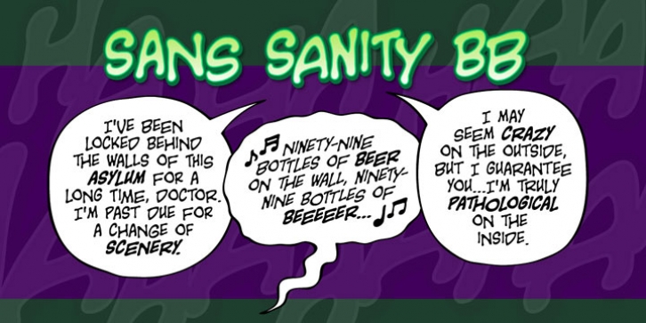 Sans Sanity BB Font Download