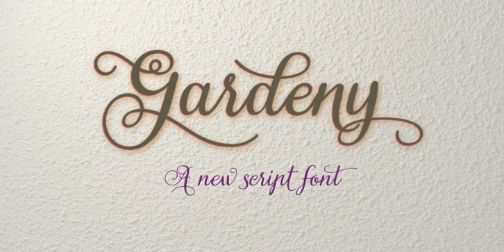 Gardeny Font Download