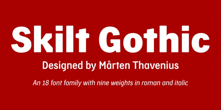 Skilt Gothic Font Download