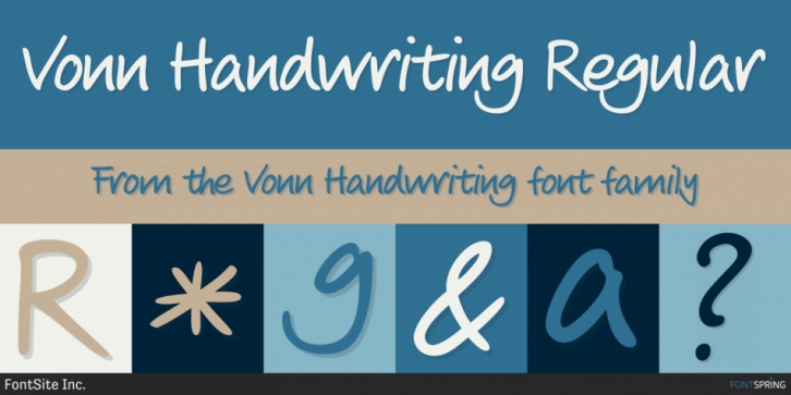 Vonn Handwriting Font Download