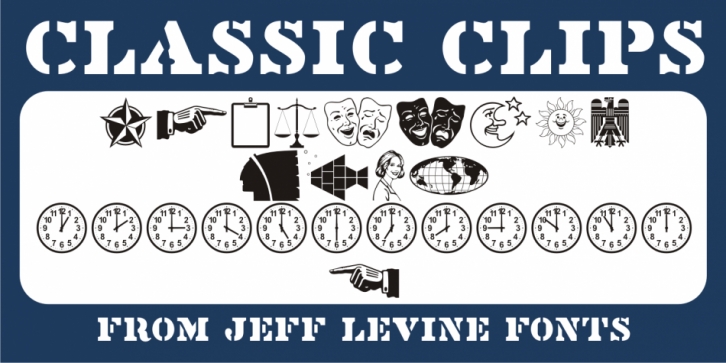 Classic Clips JNL Font Download