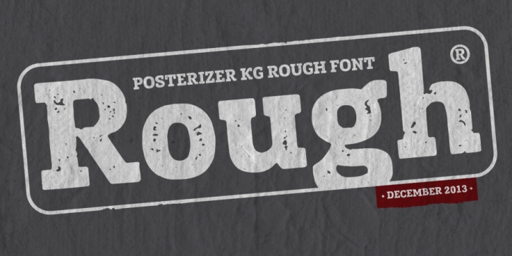 Posterizer KG Rough Font Download