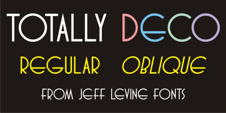 Totally Deco JNL Font Download