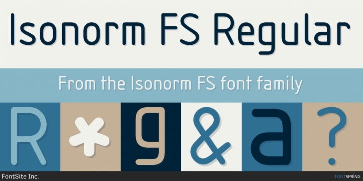 Isonorm FS Font Download