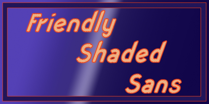 Friendly Shaded Sans Font Download