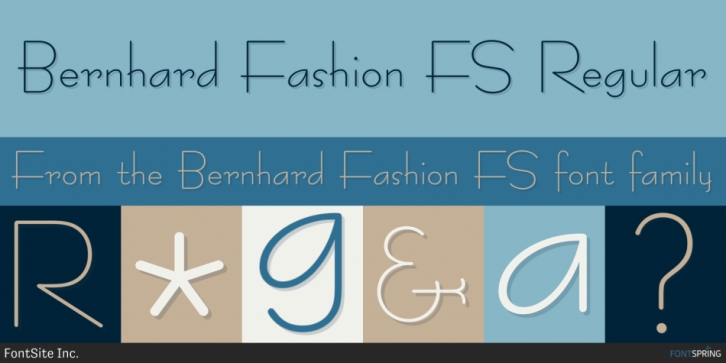 Bernhard Fashion FS Font Download