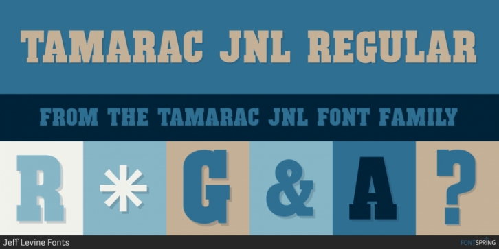Tamarac JNL Font Download