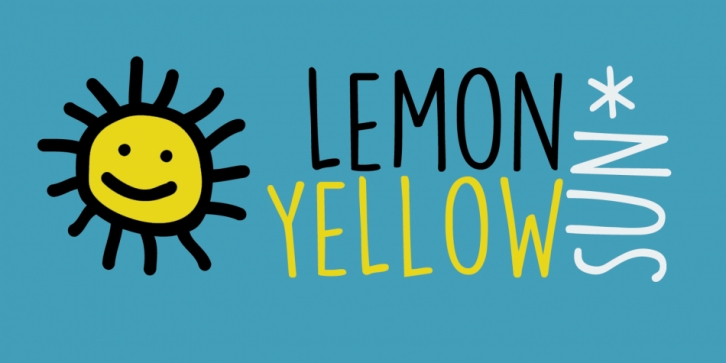 Lemon Yellow Sun Font Download