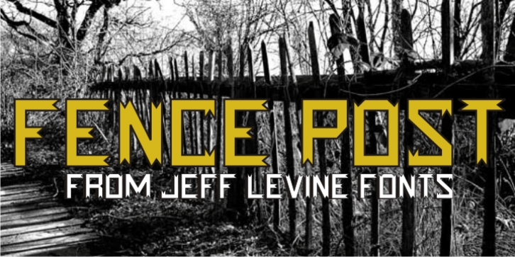 Fence Post JNL Font Download