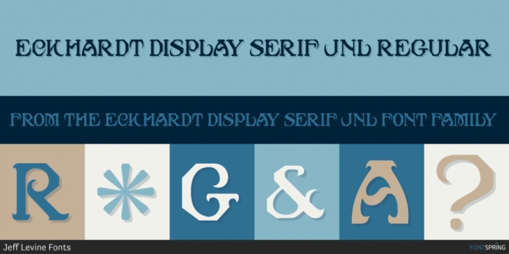 Eckhardt Display Serif JNL Font Download