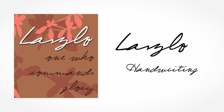 Laszlo Handwriting Font Download