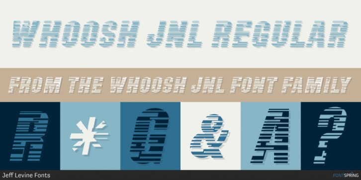 Whoosh JNL Font Download