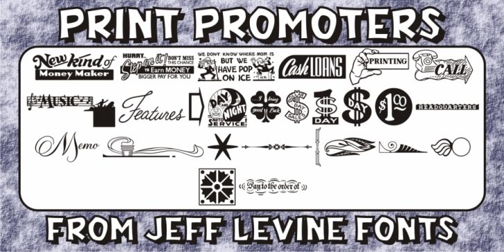 Print Promoters JNL Font Download