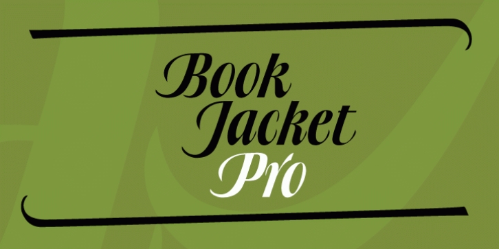 Book Jacket Pro Font Download