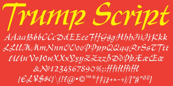 Trump Script Pro Font Download
