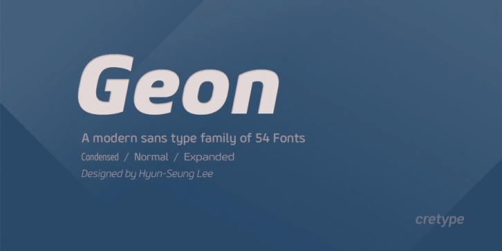 Geon Font Download