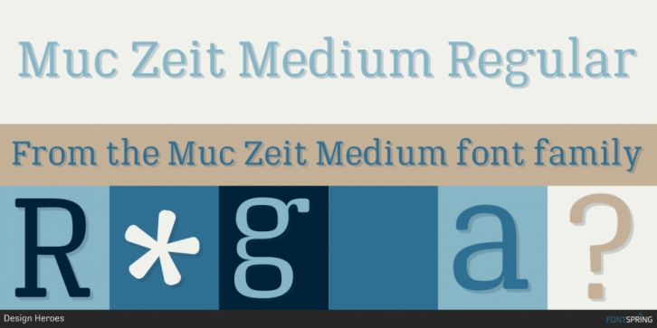 Muc Zeit Medium Font Download