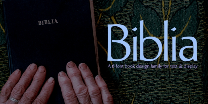 Biblia Font Download