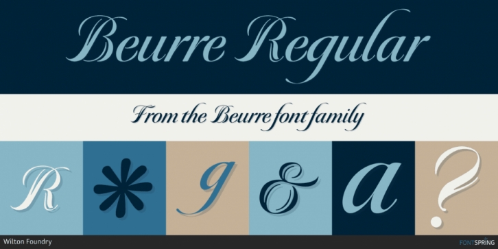Beurre Font Download