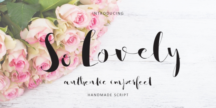So Lovely Font Download