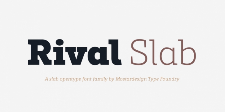 Rival Slab Font Download