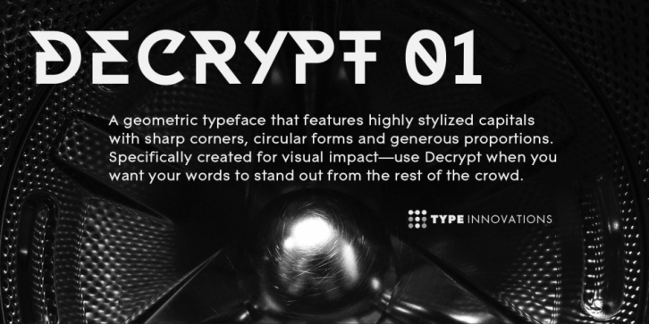 DECRYPT 01 Font Download