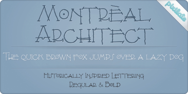 Montreal Architect Px Font Download