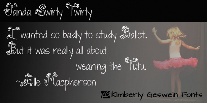 Janda Swirly Twirly Font Download