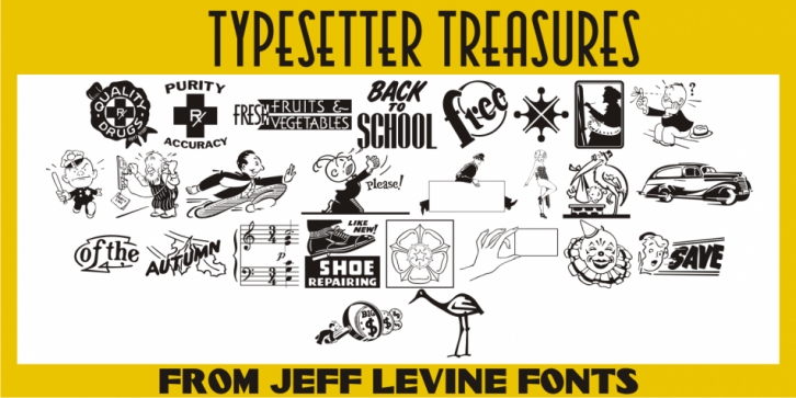 Typesetter Treasures JNL Font Download